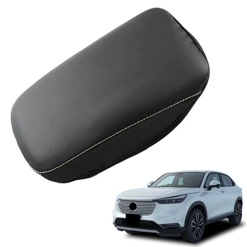 Крышка центральной консоли автомобиля, коробка для подлокотников, кожаный защитный чехол, подушка для Honda HRV HR-V Vezel 2021 2022-boom