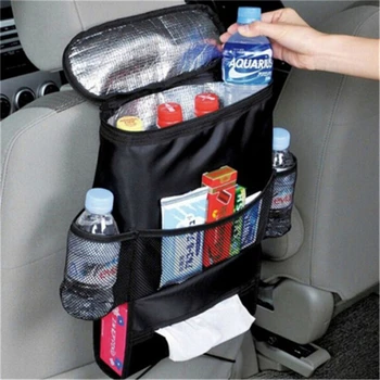 Многофункциональная подвесная сумка для спинки автокресла, органайзер, пакет со льдом, теплоизоляция, сумка для хранения спинки стула, автомобильный стайлинг