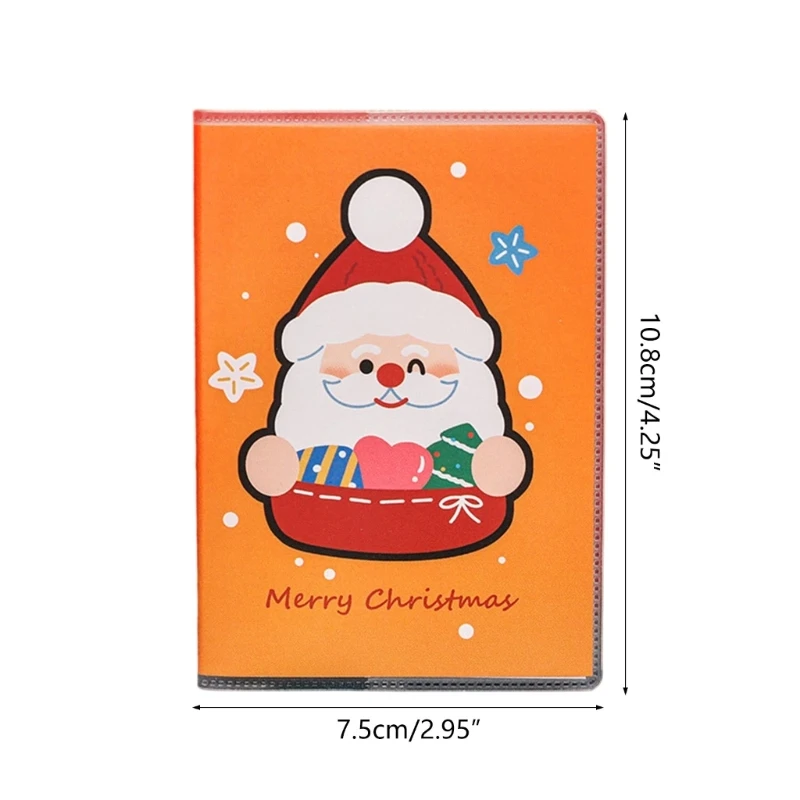 Маленький рождественский блокнот, мини-мультяшный блокнот, карманный блокнот для письма для студентов Изображение 5