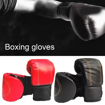 Пара регулируемых боксерских перчаток 1 С высокой защитой от ударов, плотно прилегающих для дышащего эргономичного боевого тренажера для взрослых.