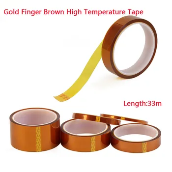 Сопротивление высокотемпературной ленты Gold Finger Brown 300 градусов 0.5/1/1.5/1.8/2/2.5/3/3.5/4/4.5/5/ ширина 6 см Длина 33 м