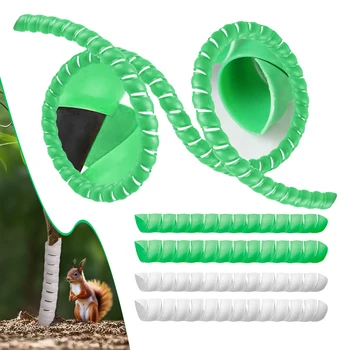 Защитная пленка для стволов деревьев Пластиковая Спиральная Обертка для защиты растений Защищает Кору от Животных и Газонокосилок Триммеров Уничтожителей сорняков