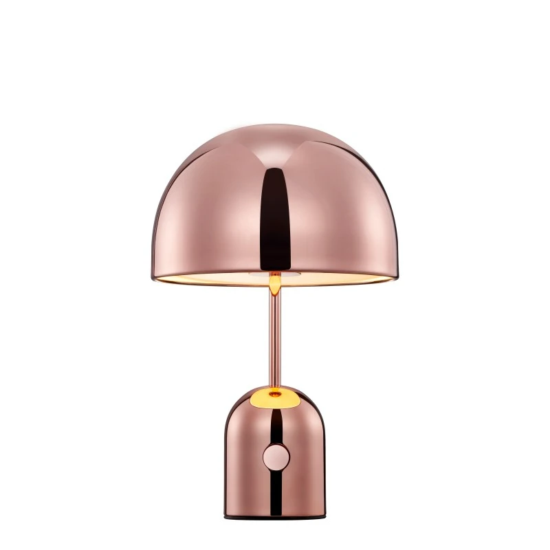 Современное художественное освещение, Декоративная настольная лампа в виде гриба, Прикроватная тумбочка из розового золота, Проект спальни отеля, Ресторан, жилой Изображение 0