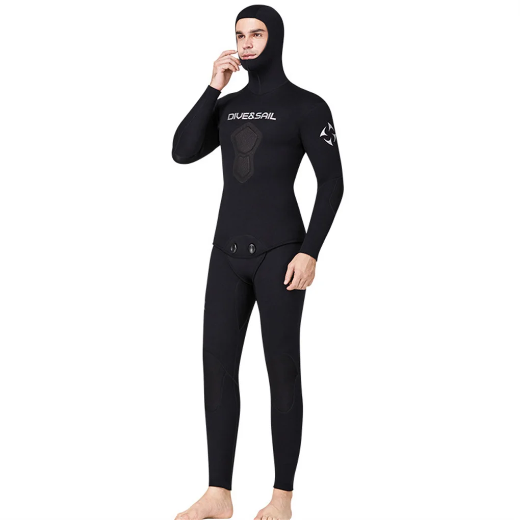 Купальный костюм 1,5 мм, дышащий раздельный комплект с трубкой для серфинга и плавания Изображение 0