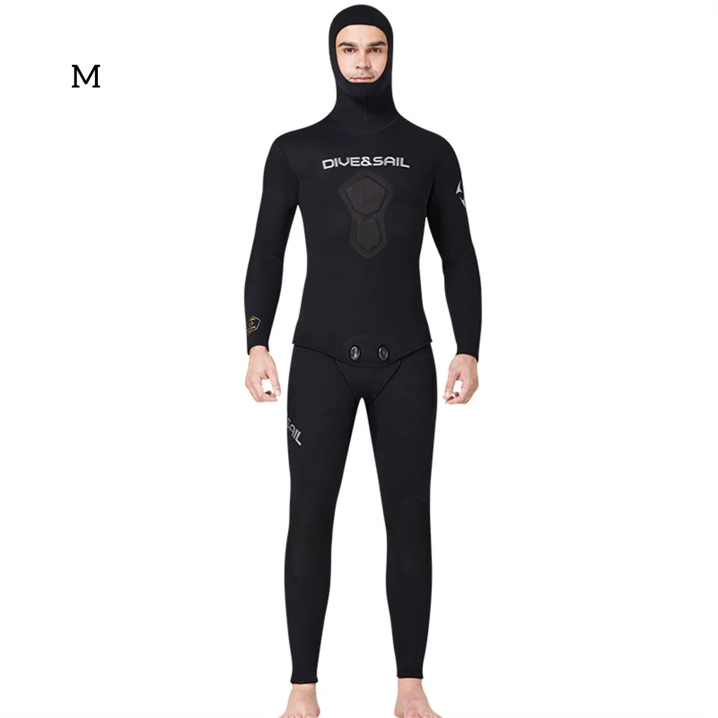 Купальный костюм 1,5 мм, дышащий раздельный комплект с трубкой для серфинга и плавания Изображение 1