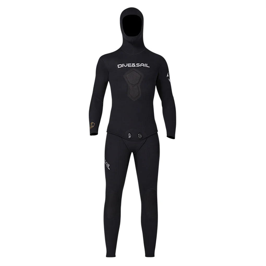 Купальный костюм 1,5 мм, дышащий раздельный комплект с трубкой для серфинга и плавания Изображение 3