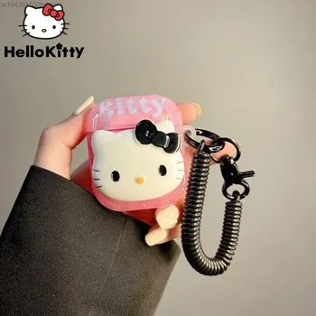 Sanrio Hello Kitty Kawaii 3D Аниме Bluetooth Беспроводные Наушники Чехол Для Airpods Pro 1 2 3 Защитный Чехол Милый Airpods Case Yk2