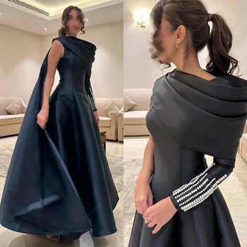 Простое бальное платье для выпускного вечера в Саудовской Аравии с открытыми плечами, Вечернее платье Ocassion, Атласное Вечернее платье средней длины