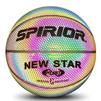 Светящийся баскетбольный светящийся баскетбольный мяч Размер 7 29,5 Флэш-баскетбольный светящийся баскетбольный мяч для ночных игр Идеальные подарки