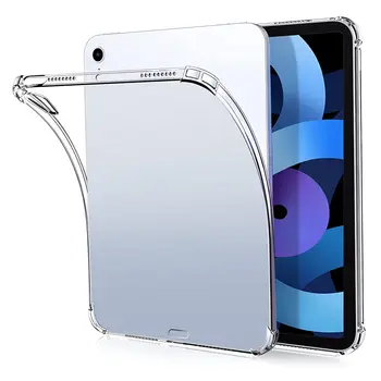 Прозрачный чехол для iPad Air 5-го поколения 2022 iPad Air 4-го Поколения Case 2020 10,9-дюймовый Ультратонкий Прозрачный Мягкий Чехол из ТПУ на Заднюю панель