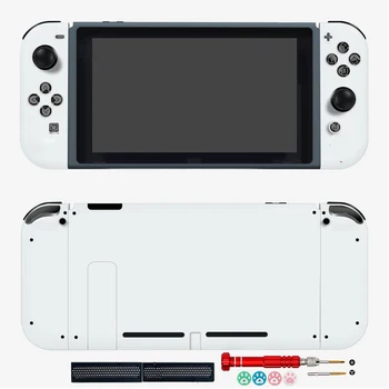 Белая поделка для консоли Nintendo Switch, сменный корпус, чехол-накладка для Nintendo Switch JoyCons, полный чехол с кнопками ABXY