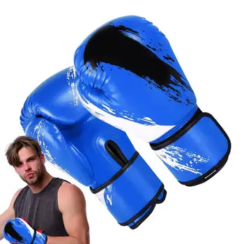 Боксерские перчатки для взрослых, для мужчин, для женщин, для детей, 10 унций, Боксерские перчатки из искусственной кожи, Боксерская груша для ММА Муай Тай, для взрослых, Перчатки для кикбоксинга, Унисекс
