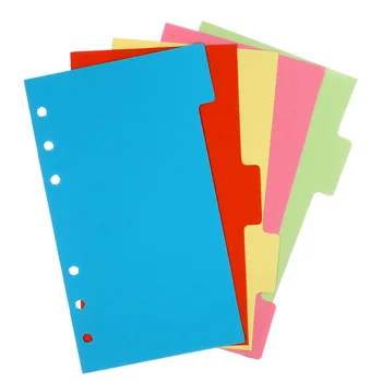 Наборы разделителей на месяц разделитель для переплетов Пластиковые разделители карточки для страниц блокнота кольцевые переплетчики органайзер для переплетов вкладки для страниц Office Home