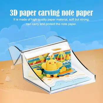 Украшение для вырезания из бумаги Magic Paper House Культурные и креативные Заметки о 3D Вырезании из бумаги Весенний Фестиваль Креативный Подарок Вручную