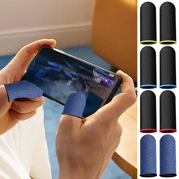 Игровой рукав для пальцев, 2 шт., дышащие рукава для мобильных телефонов из углеродного волокна, удобные игровые рукава для увеличения пальцев