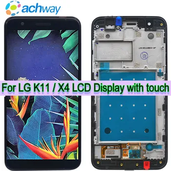 Протестировано для LG K11 ЖК-дисплей Сенсорный Экран с рамкой Для LG k11 дисплей Дигитайзер В сборе Ремонт 5,3 