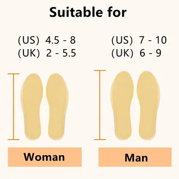 Мужская / женская тепловая стелька, 1 пара, грелка, согревающая зимние ноги, Высокотемпературные горячие руки, более длительное тепло