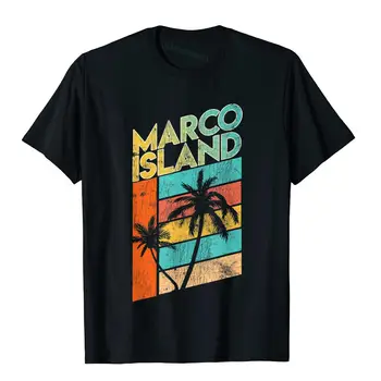 Футболка Marco Island Футболка для семейного отдыха Футболки Florida Для мужчин Групповые футболки Оптом из хлопка в стиле хип-хоп