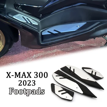 Для YAMAHA X MAX 300 2023 2024 Аксессуары Мотоциклетные Подножки Противоскользящая Педаль XMAX 300 Педали Нескользящие Педали Для Ног