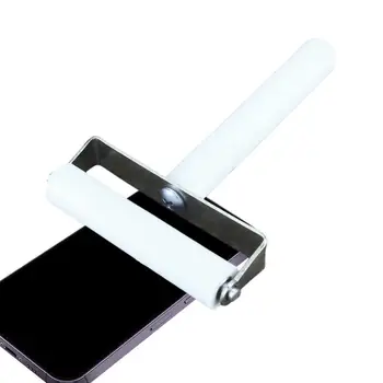 Ролик для чистки телефона, Антифрикционный ролик для очистки пленки для мобильного телефона, многофункциональный инструмент для удаления пыли, силиконовый ролик для планшета
