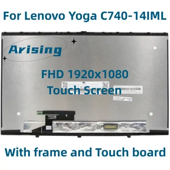 Йога C740 -14 ЖК-дисплей С Сенсорным Экраном 5D10S39587 ST50U37652 N140HCE-ET2 NV140FHM-N65 Для Lenovo Yoga C740 Замена Экрана 14IML