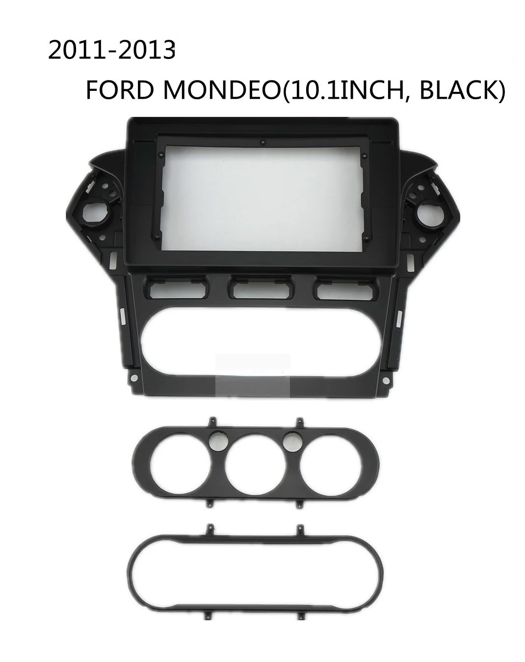 Для Ford Mondeo 2011 2012 2013 (10,1 Дюйма, Черный) DVD Навигация Аудио Модифицированная Лицевая Рамка DVD-Панели ABS Аксессуары Изображение 1