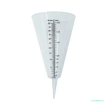 Декоративный садовый дождемер Стильный инструмент для измерения количества осадков в форме конуса