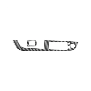 Для BMW Z4 E89 2009-2016 Карбоновое волокно, панель управления стеклоподъемником, накладка, наклейка, аксессуары с кнопкой