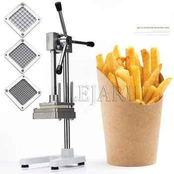 Картофелерезка из нержавеющей стали, Ручная Овощерезка, устройство для производства картофельных чипсов, машина для нарезки картофеля Фри, Картофелерезка, Кухонные инструменты