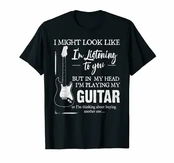 Сделай вид, Что я Слушаю Тебя, Но В Своей голове Я Играю На гитаре В Черной футболке.
