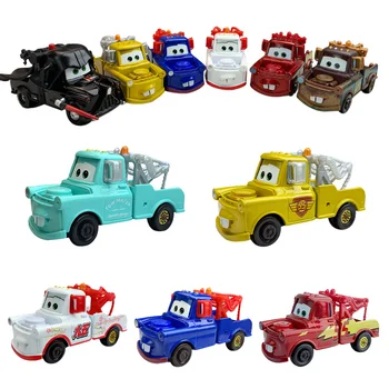 Disney Cars Metal Mater серии Pixar Car 2 3 Lightning McQueen Mini racing tow camion модель чашки Из Литого под давлением Сплава Для мальчика Игрушка В Подарок