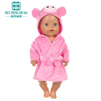 Одежда для куклы 43-45 см, новорожденная кукла и американская кукла, модные пижамы с героями мультфильмов, рождественские подарки для детей