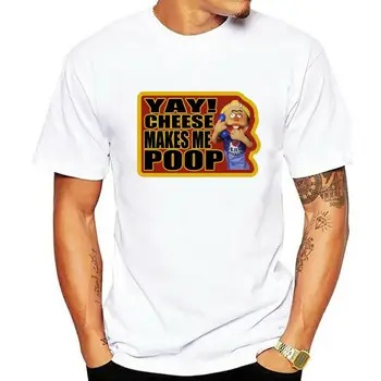 00 TV Classic Crank Yankers Специальная футболка Ed Cheese Makes Me Poop на заказ