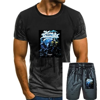King Diamond Abigail'87 Heavy Metal Новая черная футболка с коротким рукавом, футболка оверсайз