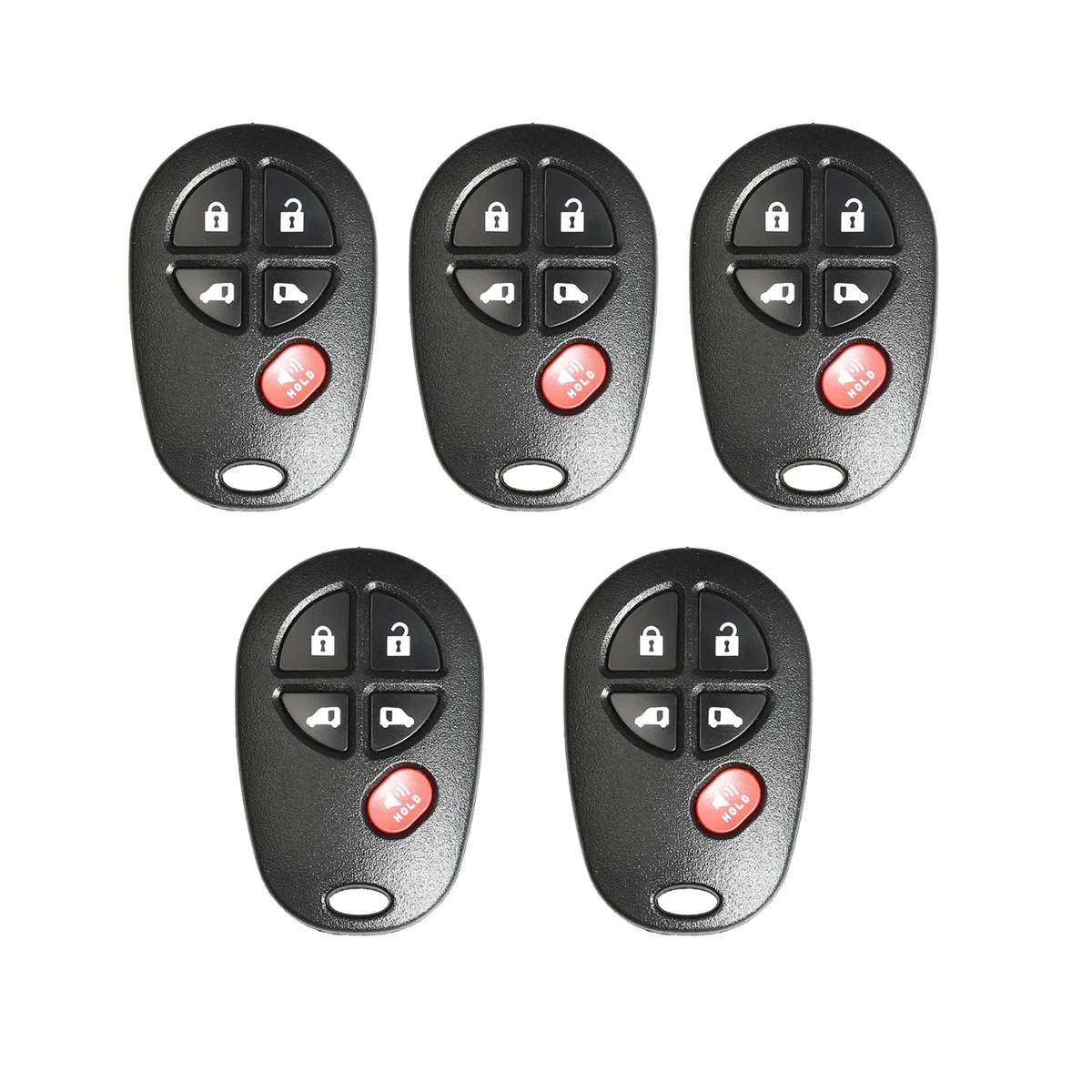 Xhorse XKTO08EN Универсальный проводной дистанционный брелок с 5 кнопками для Toyota Style для VVDI Key Tool 5 шт./лот Изображение 0