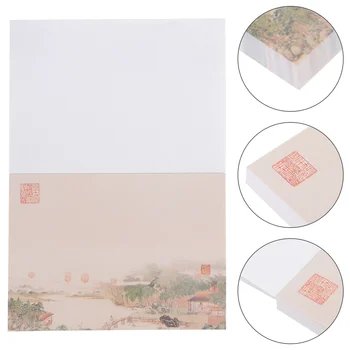 1 Книга Студенческие блокноты Маленькие блокноты для заметок Китайская живопись Блокноты Бумага для сообщений