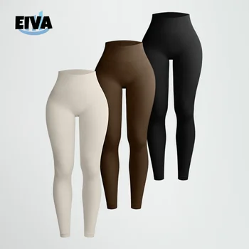 EIVA Women Fitness, Бесшовные леггинсы с высокой талией, штаны для йоги, подтягивающие бедра, Дышащая Обтягивающая одежда Famale Tranning