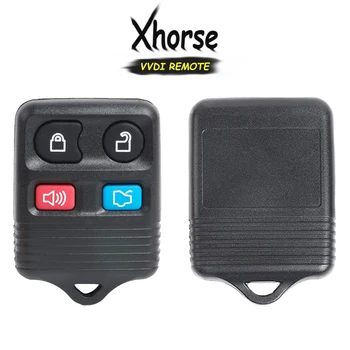 KEYECU (Английская версия) Xhorse для Ford Style XKFO02EN 3 + 1 Универсальный дистанционный Ключ с 4 Кнопками для инструмента VVDI Key Tool Серии VVDI2, X022