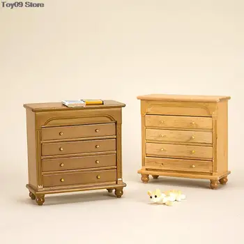 1 шт. Модель мебели для кукольного домика, соответствующая сцене, Миниатюрная игрушечная модель, мини-шкафчик для еды