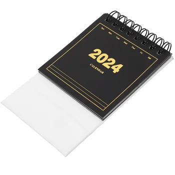 Мини-Настольный Календарь на 2024 год Настольные Календари на 2023-2024 годы Безделушки Маленькие На Подставке для