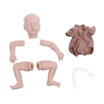 Новорожденный Ребенок Неокрашенный для куклы Спящий Ребенок Интерактивный Набор заготовок своими руками Прямая поставка
