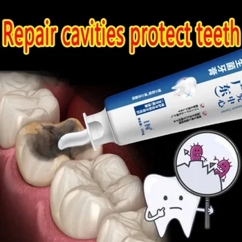 Восстанавливающая зубная паста для кариеса, Удаление зубного налета, Отбеливающая зубная паста Calcioff, предотвращающая появление гнилых десен, разрушенные зубы
