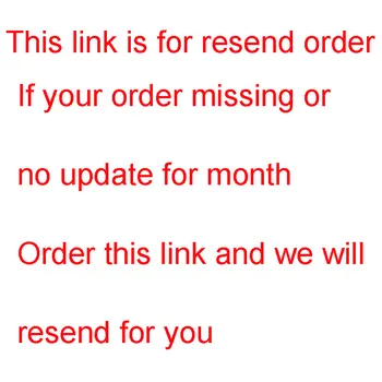 Специальная ссылка для повторной отправки заказа Отсутствует Или нет отслеживания обновлений в течение месяца