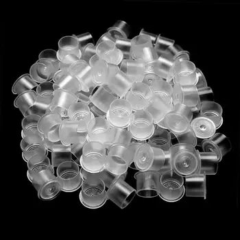 100-кратные прозрачные чашки для перманентного макияжа с микроблейдингом, чернил для наращивания ресниц