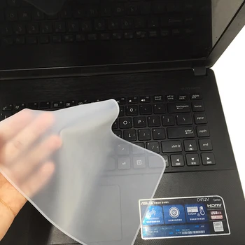 Прозрачная защитная крышка Универсальной силиконовой клавиатуры ноутбука 13 