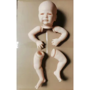 19 дюймов Комплект Куклы-Реборн Alfie DIY Blank Doll Kit Неокрашенные Части куклы с Телом и глазами Набор ручной работы Muñeca Bebe Reborn