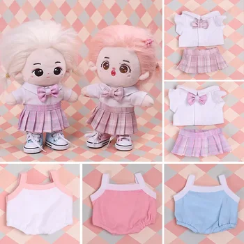 15 см 20 см детское платье JK комплект юбок 10 см хлопчатобумажная кукла JK униформа кукольный воротник плиссированная юбка кукольная одежда аксессуары для кукол