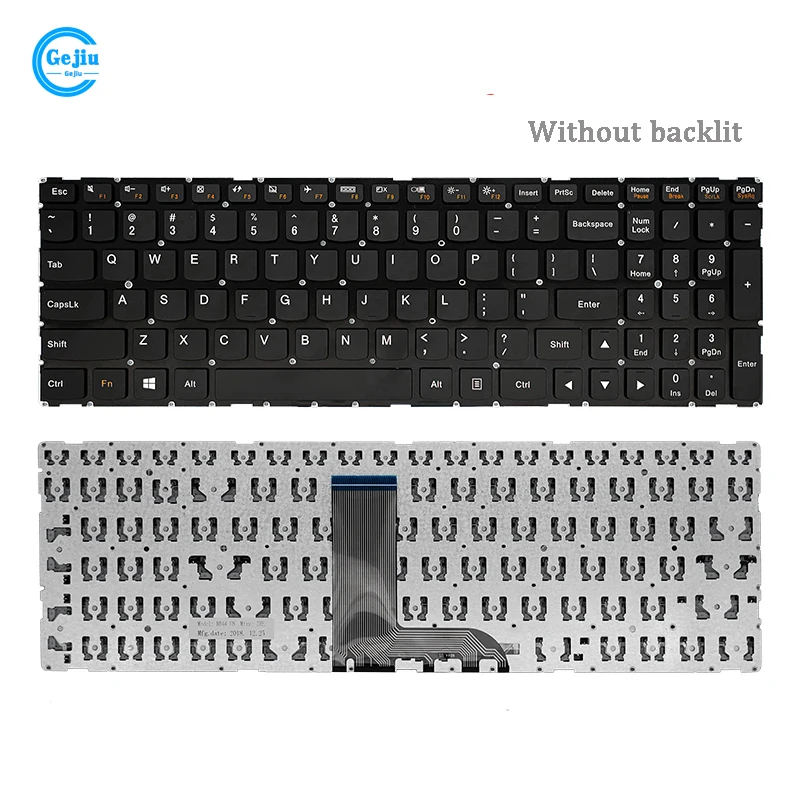 Новая Клавиатура для ноутбука Lenovo 500S-15ISK M51-80 flex3-15 700-17ISK 700-15 Изображение 0