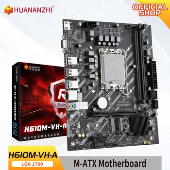 Поддержка материнской платы HUANANZHI H610M VH A M-ATX DDR4 12-13 поколений (процессор Intel LGA 1700 12100F 12400F 12490F 12600F 12700F 13600F)