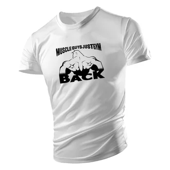 Модная повседневная футболка с коротким рукавом 2023 Four seasons, топ с буквенным принтом для взрослых, свободная удобная спортивная мужская футболка для бега